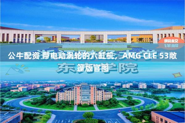 公牛配资 带电动涡轮的六缸机，AMG CLE 53敞篷版官图