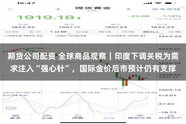 期货公司配资 全球商品观察｜印度下调关税为需求注入“强心针”，国际金价后市预计仍